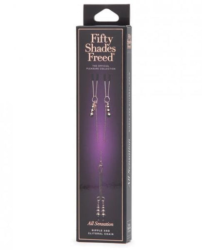 Fifty Shades Freed All Sensation Nipple &amp; Clitoral Chain-Fifty Shades Freed-Sexual Toys®