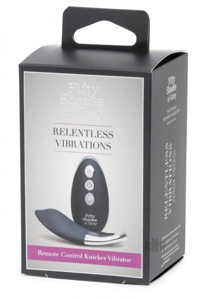 Fifty Shades Of Grey Relentless Vibrations Remote Control Panty Vibe Black-Fifty Shades of Grey-Sexual Toys®