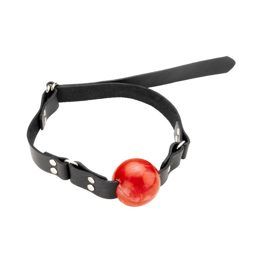 Firm 1.75 Inch Red Rubber Ball Gag-blank-Sexual Toys®