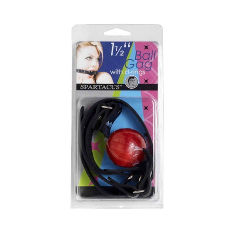 Firm 1.75 Inch Red Rubber Ball Gag-blank-Sexual Toys®