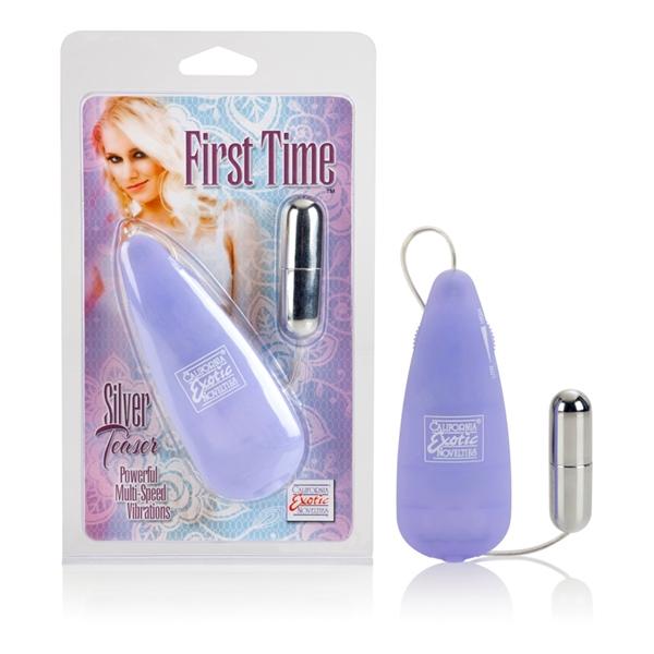 First Time Satin Teaser Silver Bullet Vibrator-First Time-Sexual Toys®