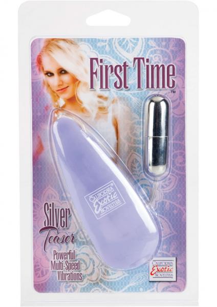 First Time Satin Teaser Silver Bullet Vibrator-First Time-Sexual Toys®