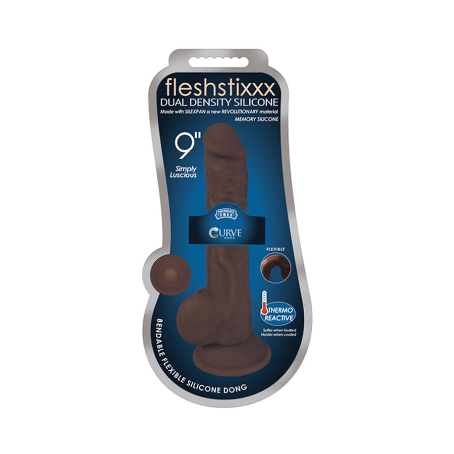 Fleshstixxx Silicone Silexpan 9 inches Dildo W/balls-Curve Novelties-Sexual Toys®