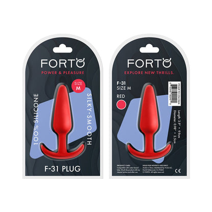 Forto F-31: 100% Silicone Plug Med-Forto-Sexual Toys®