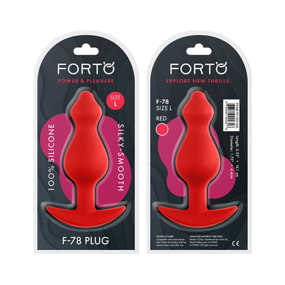 Forto F-78: Pointee 100% Silicone Plug Large-Forto-Sexual Toys®