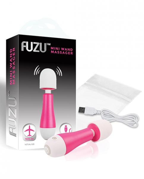 Fuzu Mini Rechargeable Travel Size Wand Pink-Fuzu-Sexual Toys®