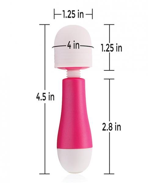 Fuzu Mini Rechargeable Travel Size Wand Pink-Fuzu-Sexual Toys®