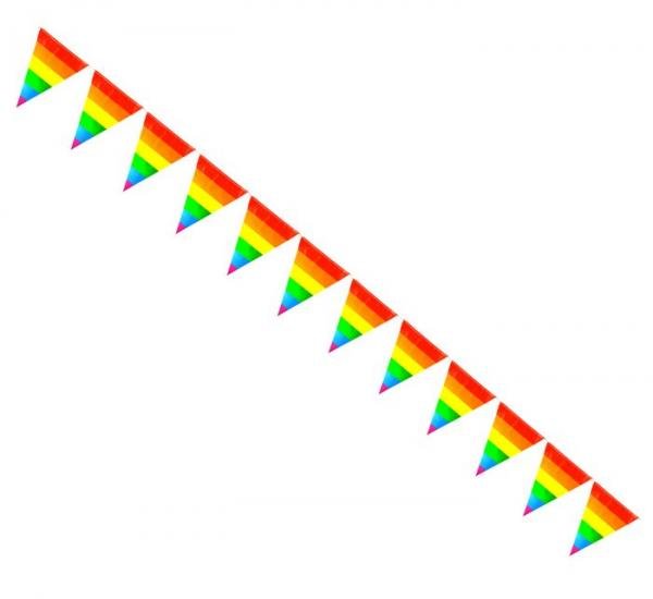 Gaysentials Rainbow Striped Pennants Decoration 12 Feet-Gaysentials Pride Goods-Sexual Toys®