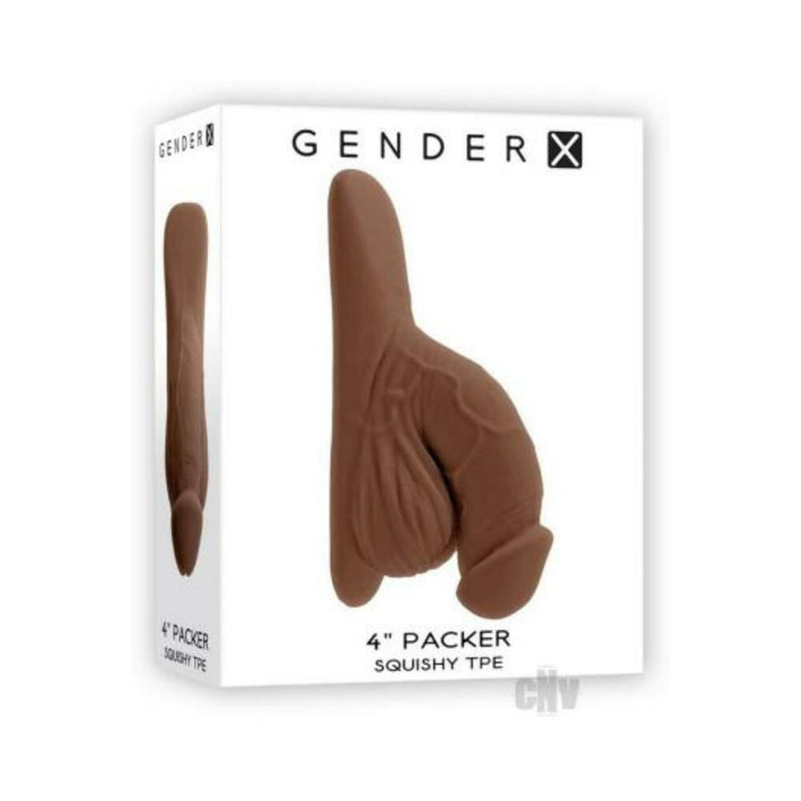Gender X 4 In. Packer Dark-blank-Sexual Toys®