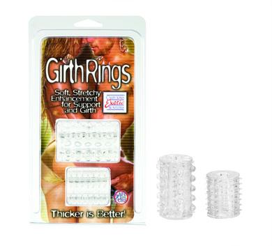 Girth Rings Clear or Smoke-blank-Sexual Toys®