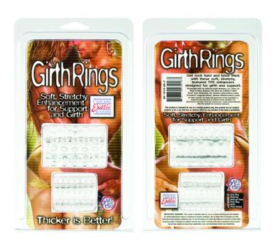 Girth Rings Clear or Smoke-blank-Sexual Toys®