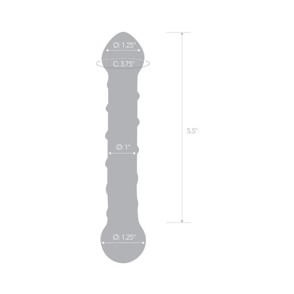 Glas 6.55in Spiral Glass Beaded Dildo-Electric Eel-Sexual Toys®