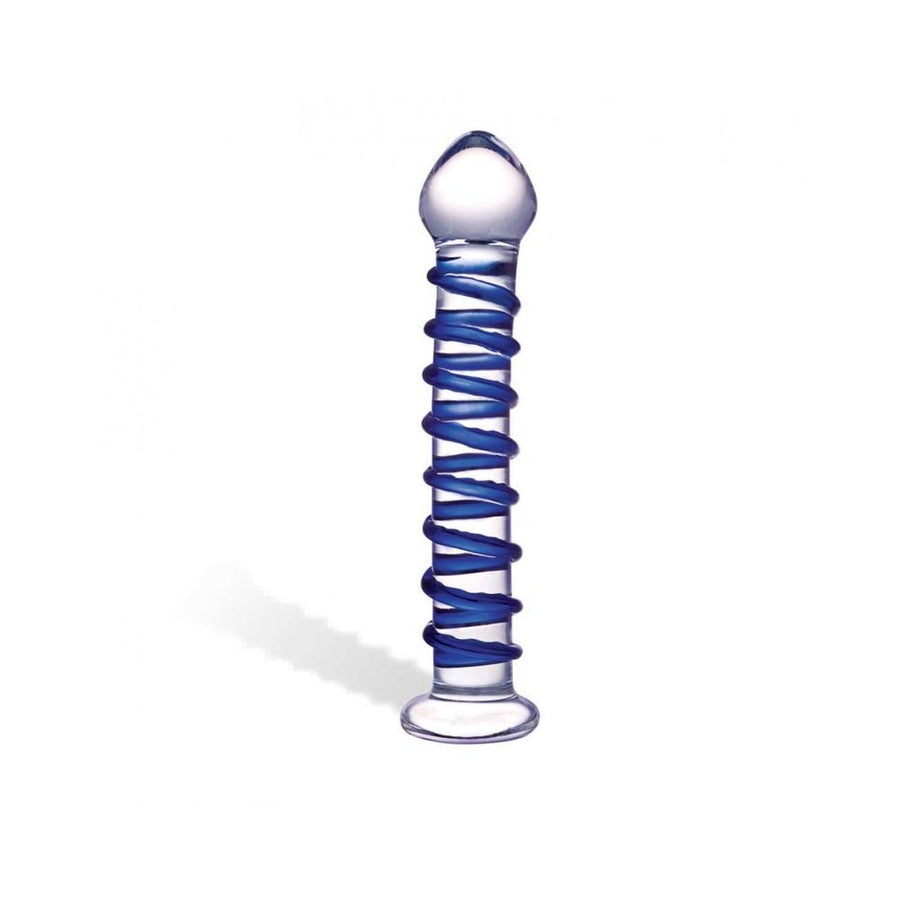 Glas Blue Spiral Glass Dildo-Electric Eel-Sexual Toys®
