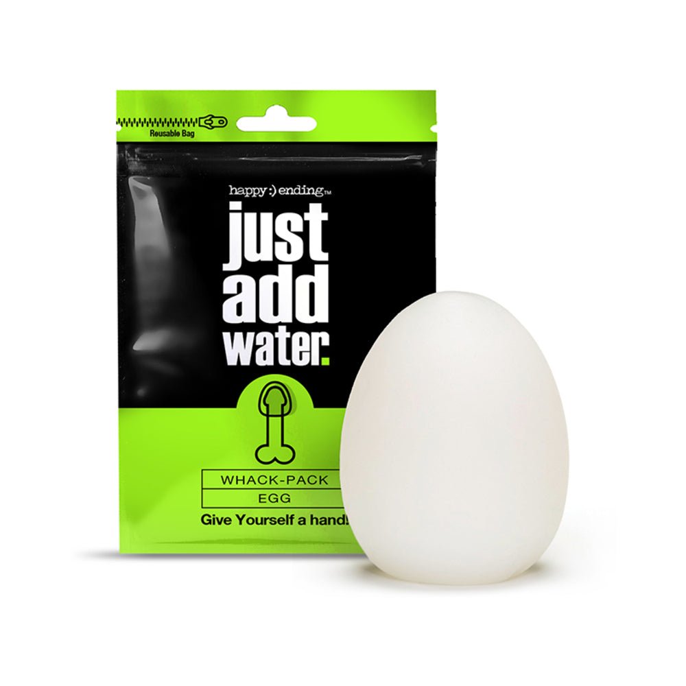 Happy Ending Just Add Water Self-lubricating Whack Pack - Egg-blank-Sexual Toys®