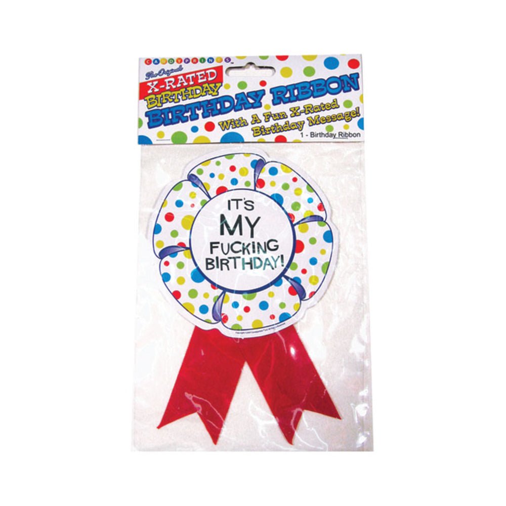 Happy Fucking Birthday Ribbon-blank-Sexual Toys®