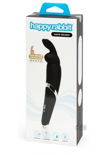 Happy Rabbit Wand Vibrator Black-Lovehoney-Sexual Toys®