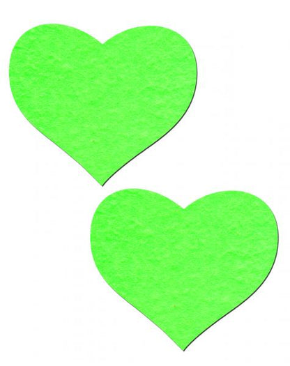 Heart Glow In The Dark Pasties O/S-Pastease Brand Pasties-Sexual Toys®
