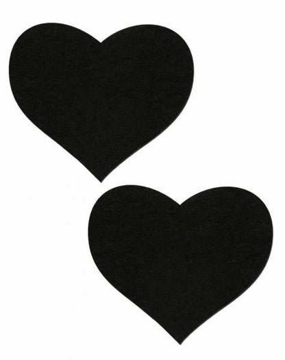 Heart Sweety Hearts Black Pasties O/S-Pastease Brand Pasties-Sexual Toys®