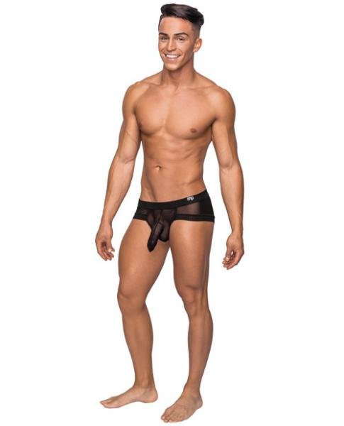 Hoser Stretch Mesh Micro Mini Shorts Black XL-Male Power Underwear-Sexual Toys®
