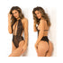 Hot Pursuit Lace Bodysuit Black M/L-Rene Rofe-Sexual Toys®