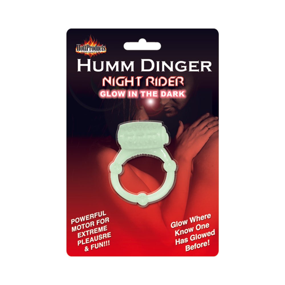 Humm Dinger Dual Vibrating Cockring (glow)-Glo-Sexual Toys®