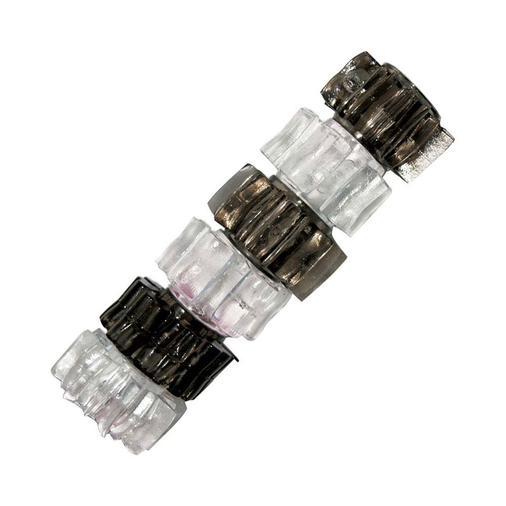 Hung Pleasure Stars Jelly Cock Rings Black/clear 6 Pack-blank-Sexual Toys®