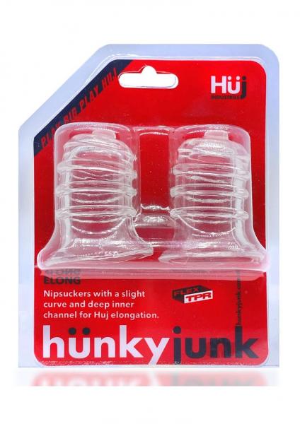 Hunky Junk Elong Nipsuckers - Clear-hunkyjunk-Sexual Toys®