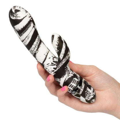 Hype Dual Wand Rabbit Style Vibrator Black White-Hype-Sexual Toys®