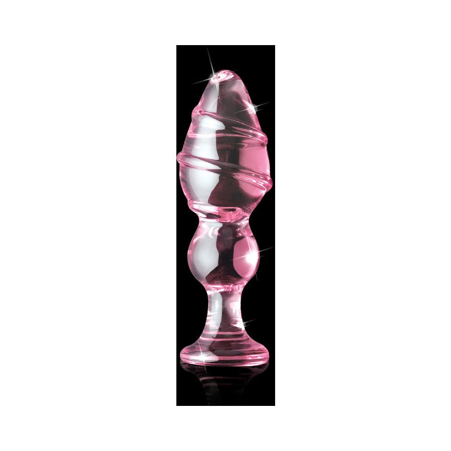 Icicles No 27 Pink Glass Butt Plug-Pipedream-Sexual Toys®