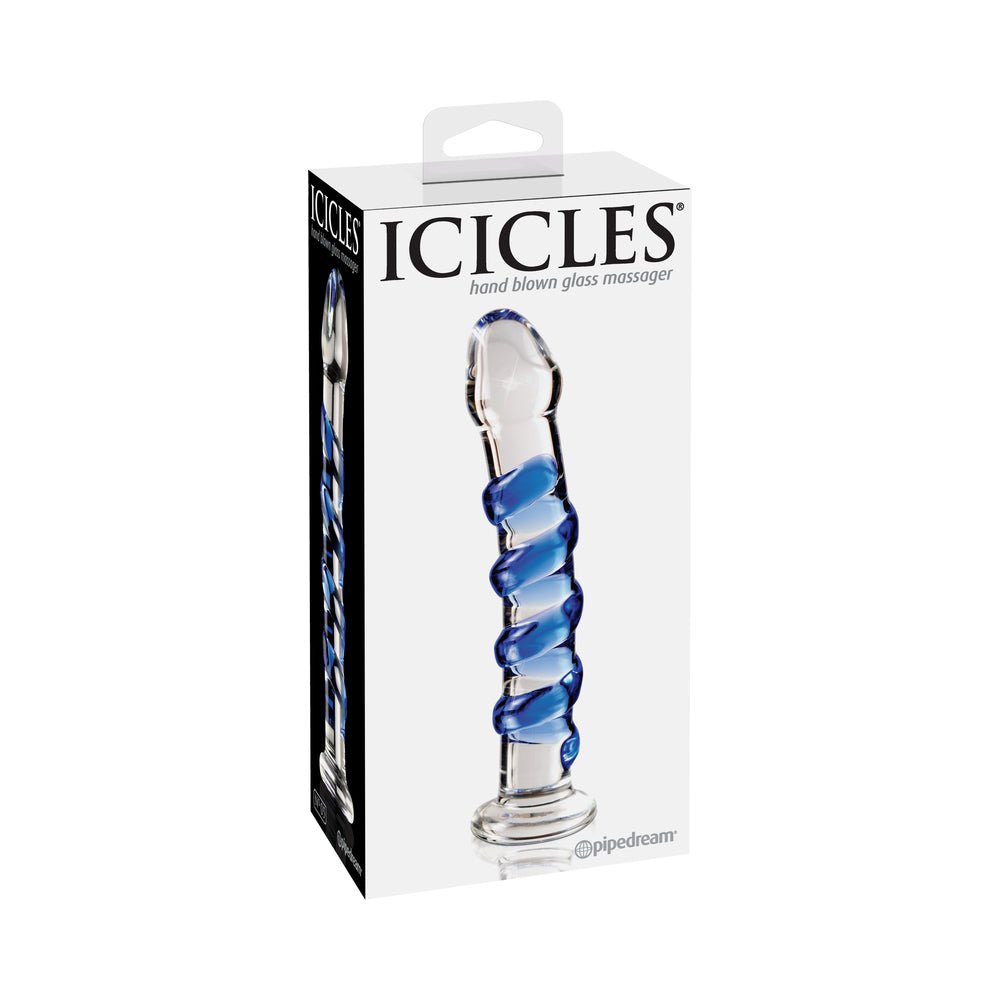 Icicles No 5 Glass Dildo 7 Inches Clear-Pipedream-Sexual Toys®