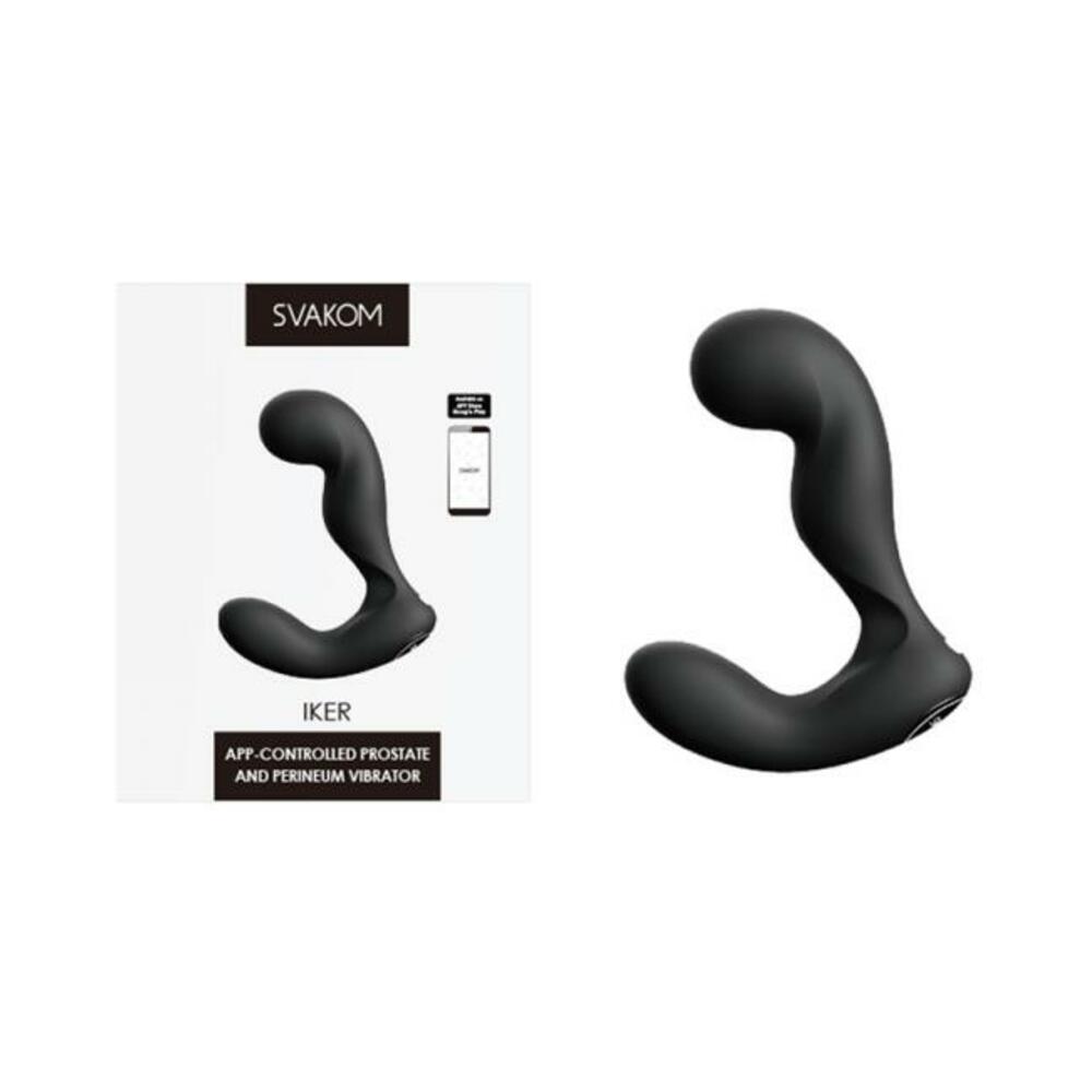 Iker App-controled Prostate &amp; Perineum Vibrator Black-blank-Sexual Toys®