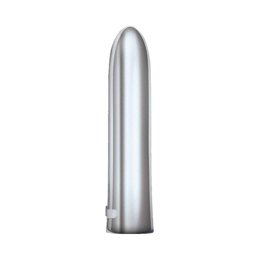 Intense Power Bullet Rechargeable 7 Function Usb Cord Included Waterproof Silver-Nasstoys-Sexual Toys®