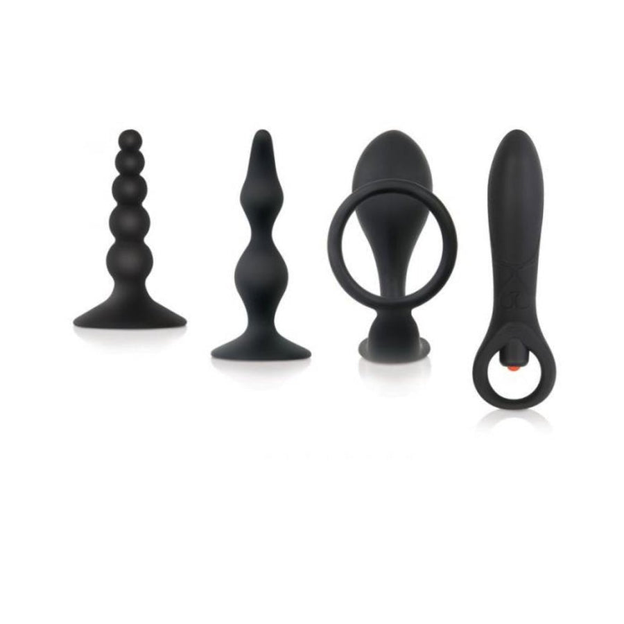 Intro To Prostate Kit 4 Piece Black-Zero Tolerance-Sexual Toys®