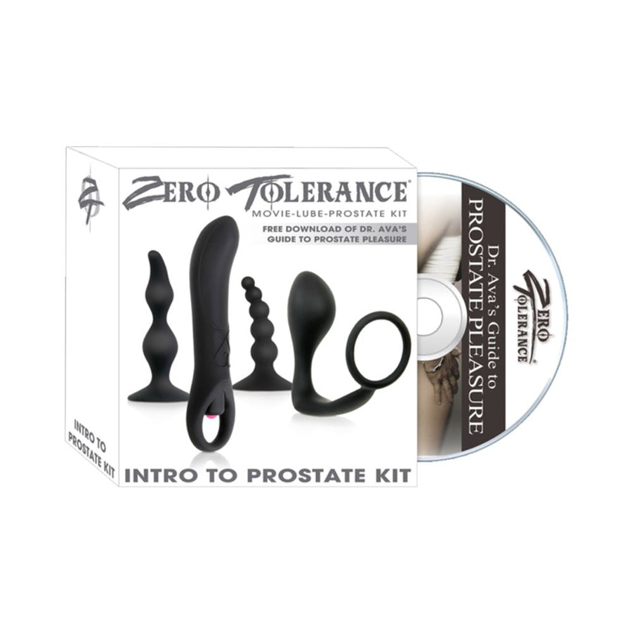 Intro To Prostate Kit 4 Piece Black-Zero Tolerance-Sexual Toys®