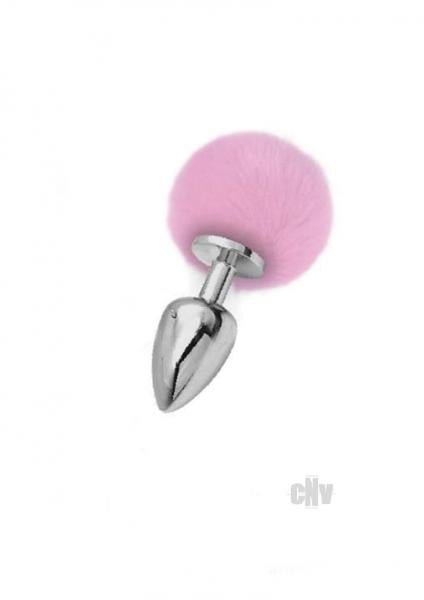Iris Medium Silver Plug with Pink Pom Pom-Bonnie Rotten Collection-Sexual Toys®