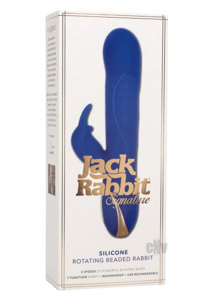 Jack Rabbit Rotating Beaded Rabbit Vibrator Blue-Jack Rabbit-Sexual Toys®