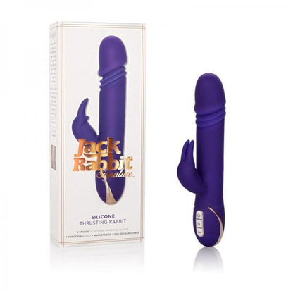 Jack Rabbit Silicone Thrusting Vibrator Purple-Premium Jack Rabbit-Sexual Toys®