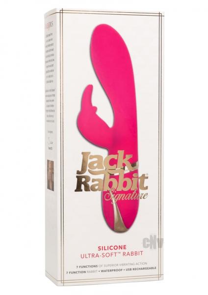 Jack Rabbit Silicone Ultra Soft Rabbit Vibrator Pink-Jack Rabbit-Sexual Toys®