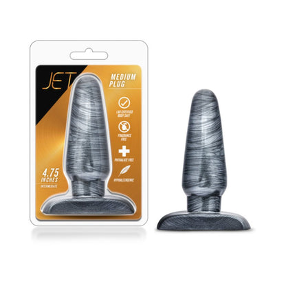 Jet Medium Plug Carbon Metallic Black-Blush-Sexual Toys®
