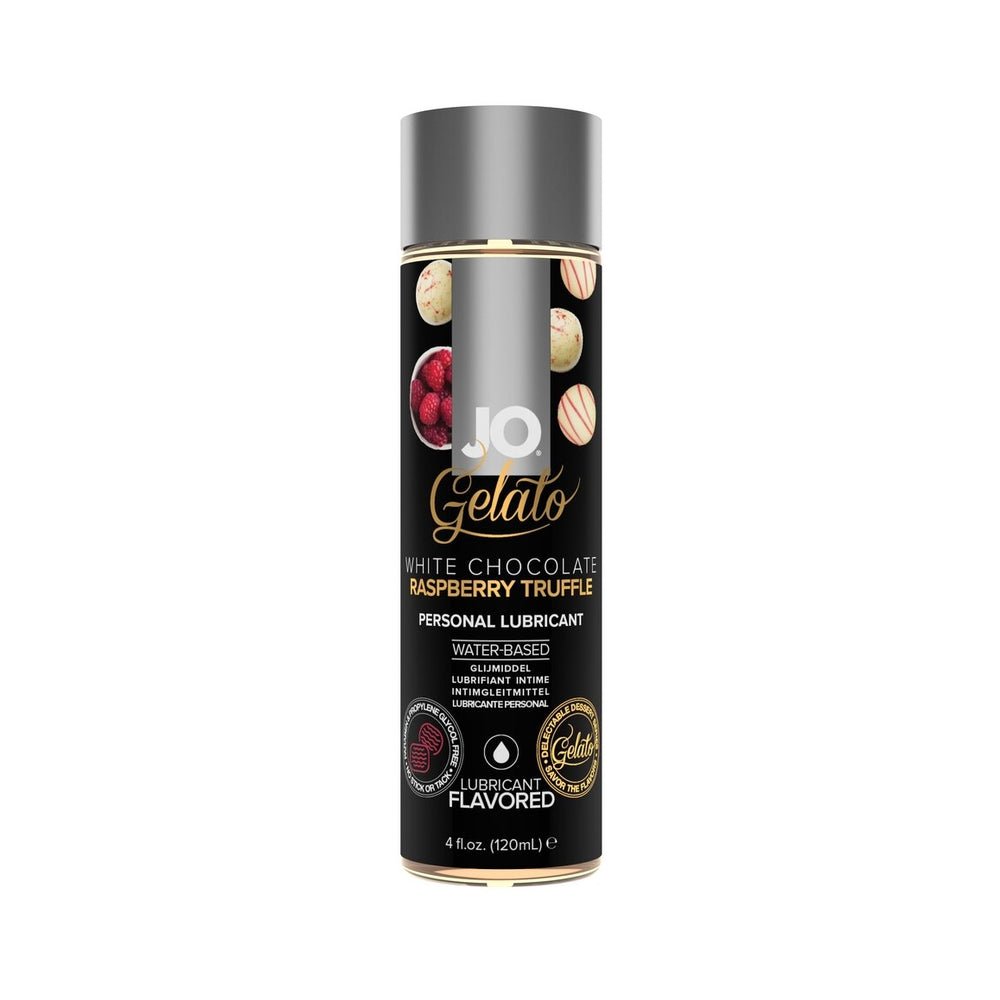 Jo Gelato White Chocolate Truffle Rasberry 4oz-System JO-Sexual Toys®