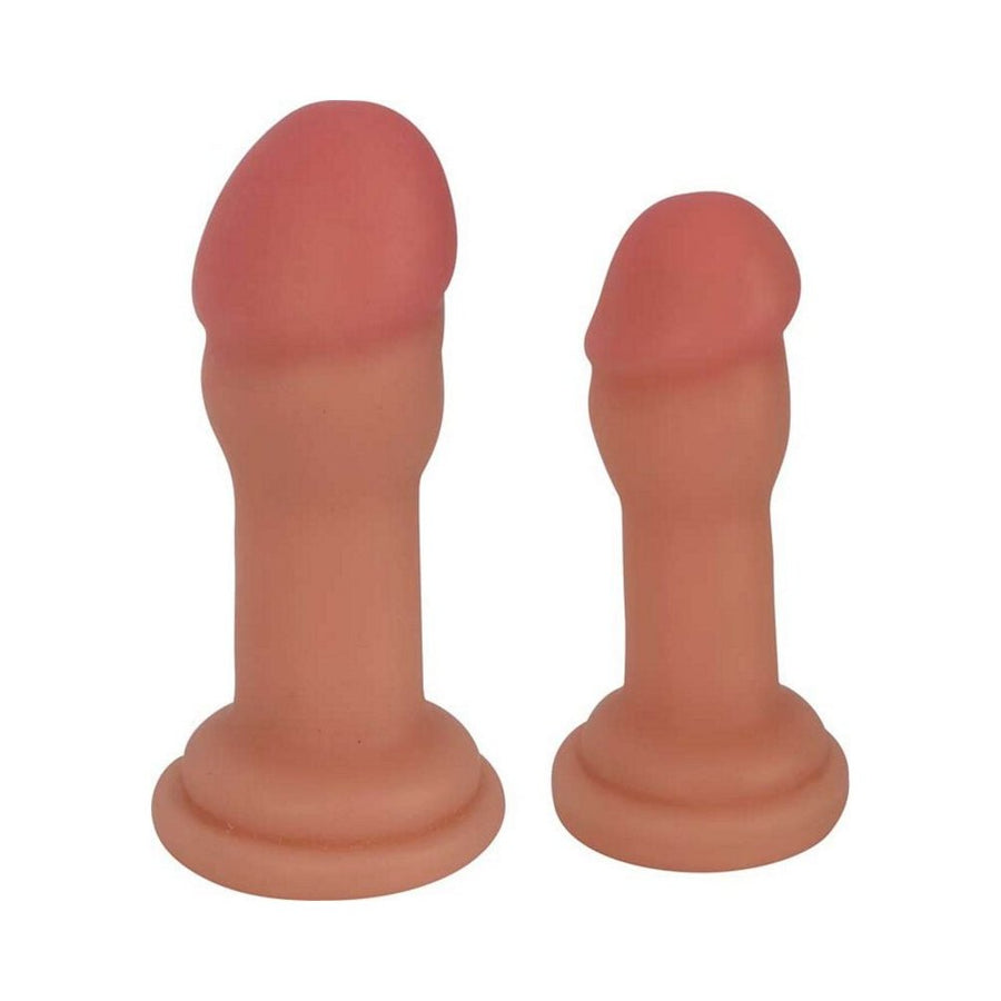 Jock Anal Plug Duo 2 Piece Set Vanilla Beige-Curve-Sexual Toys®