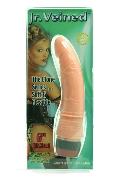 JR VEINED 6 INCH DONG FLESH-blank-Sexual Toys®