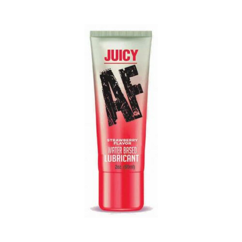 Juicy Af Water-based Lube - Strawberry 2 Oz-blank-Sexual Toys®