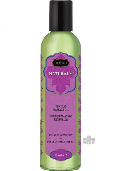 Kama Sutra Naturals Massage Oil Island Passion Berry 8oz-Naturals Massage Oil-Sexual Toys®