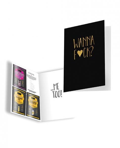 Kama Sutra Naughty Notes Greeting Cards - Wanna Fuck?-Kama Sutra-Sexual Toys®