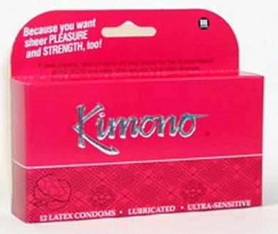 Kimono Lubricated Condom 12 Pk-Kimono-Sexual Toys®