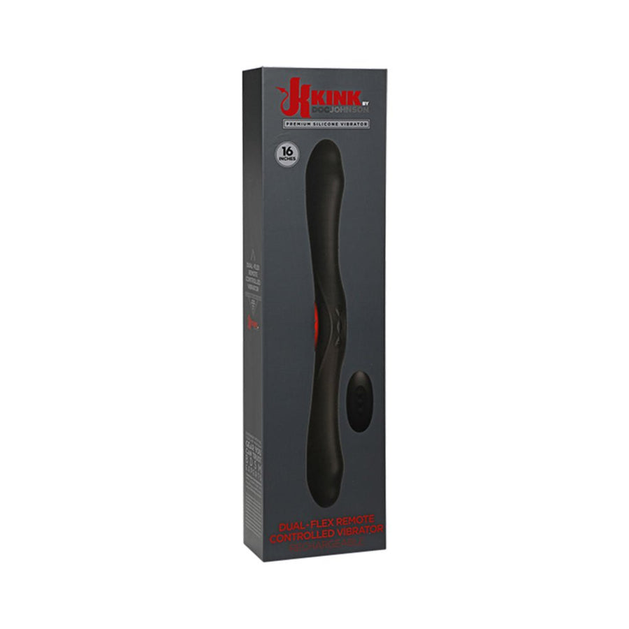 Kink Dual Flex Vibrator Wireless Remote Black-Doc Johnson-Sexual Toys®