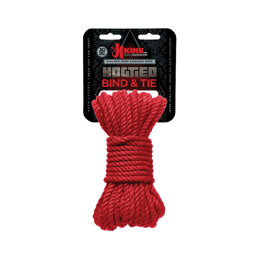 Kink Hogtied Bind &amp; Tie Hemp Bondage Rope 30ft-Doc Johnson-Sexual Toys®