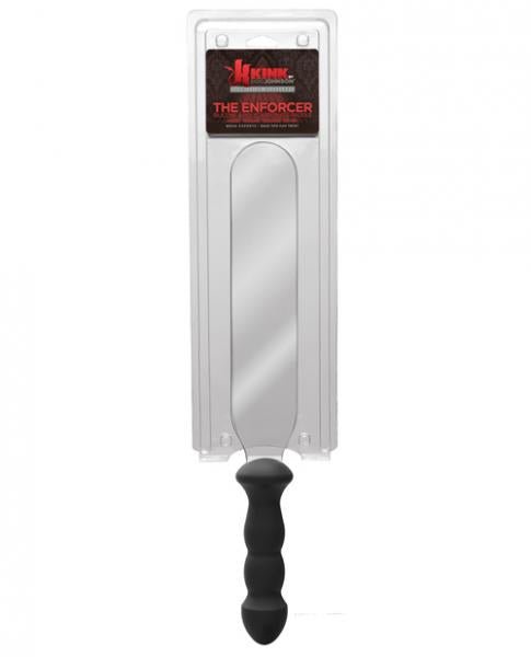 Kink The Enforcer Paddle Probe Silicone Black Clear-Kink by Doc Johnson-Sexual Toys®