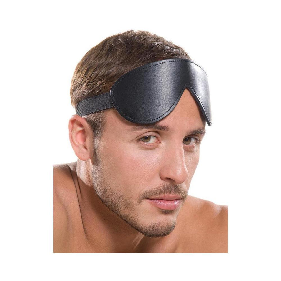 Kinklab Bondage Basics Padded Leather Blindfold-Stockroom-Sexual Toys®